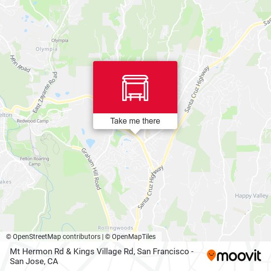 Mt Hermon Rd & Kings Village Rd map