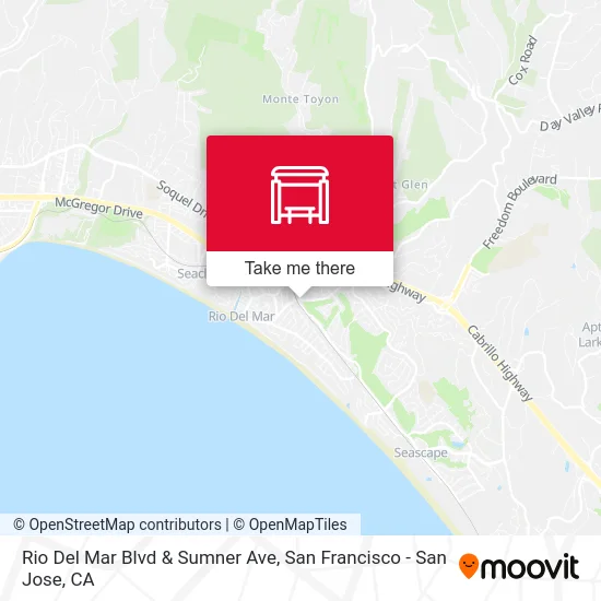 Rio Del Mar Blvd & Sumner Ave map