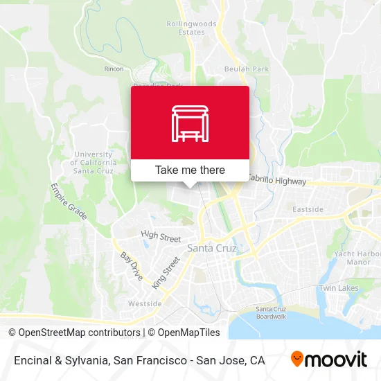 Encinal & Sylvania map
