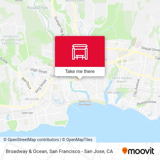 Broadway & Ocean map