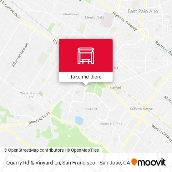 Mapa de Quarry Rd & Vinyard Ln