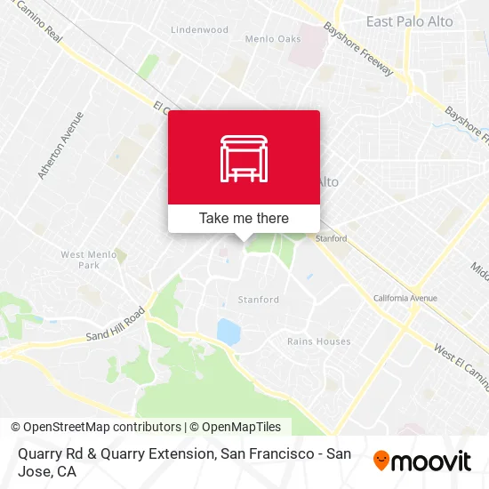 Quarry Rd & Quarry Extension map