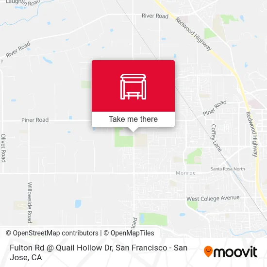 Fulton Rd @ Quail Hollow Dr map