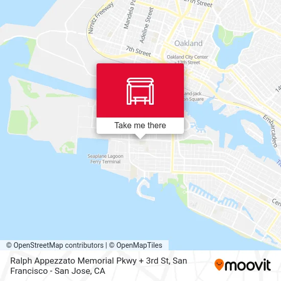 Ralph Appezzato Memorial Pkwy + 3rd St map