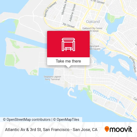 Atlantic Av & 3rd St map