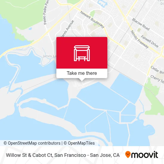 Willow St & Cabot Ct map