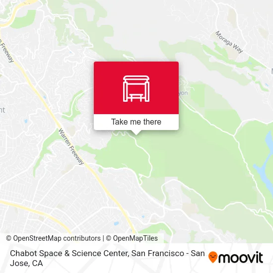Chabot Space & Science Center map