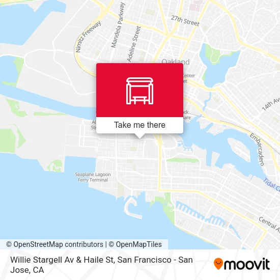 Willie Stargell Av & Haile St map