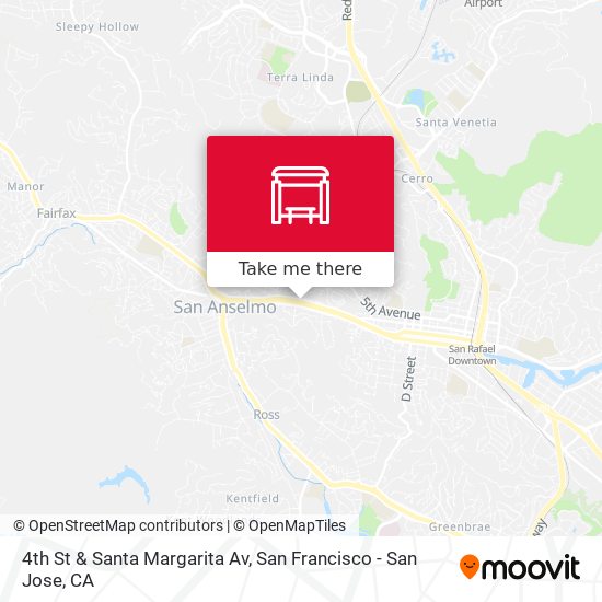 4th St & Santa Margarita Av map