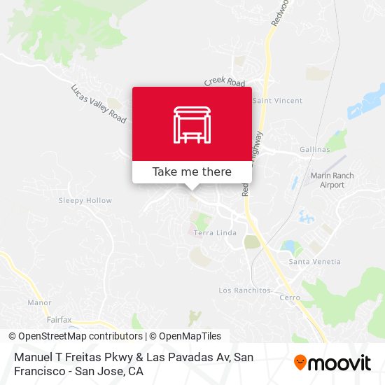 Manuel T Freitas Pkwy & Las Pavadas Av map
