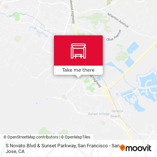 Mapa de S Novato Blvd & Sunset Parkway