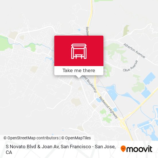 Mapa de S Novato Blvd & Joan Av