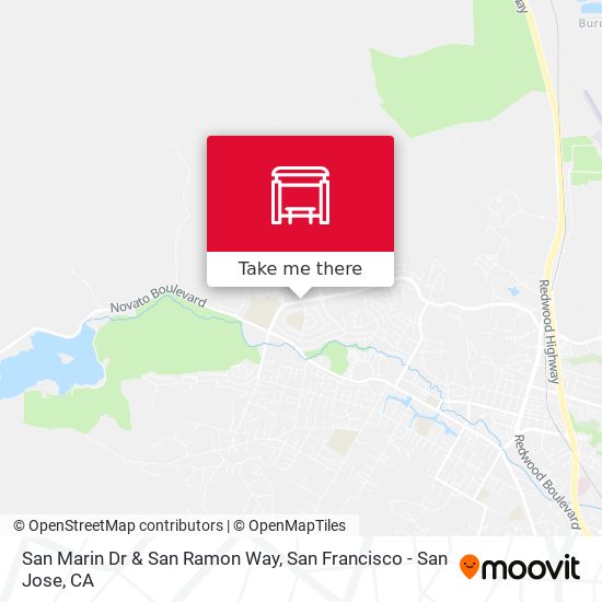 San Marin Dr & San Ramon Way map