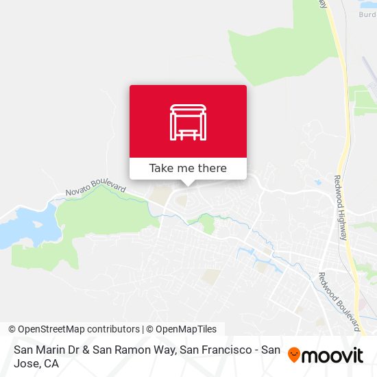 Mapa de San Marin Dr & San Ramon Way