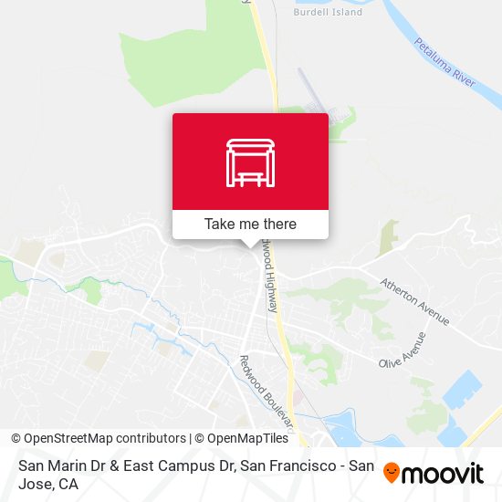 San Marin Dr & East Campus Dr map
