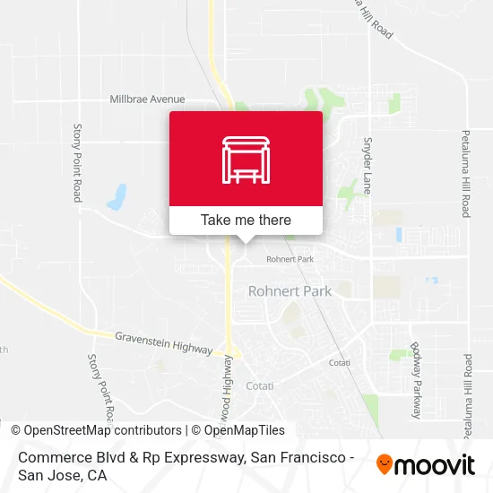 Mapa de Commerce Blvd & Rp Expressway