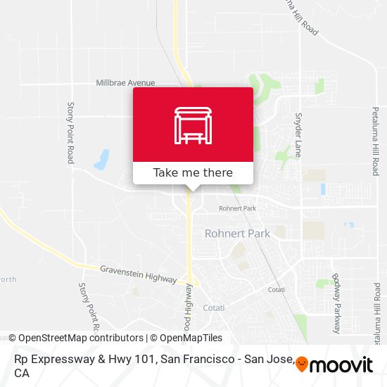 Rp Expressway & Hwy 101 map