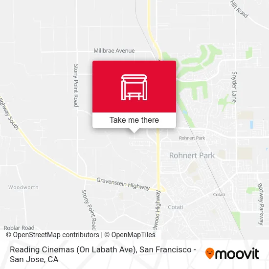 Reading Cinemas (On Labath Ave) map