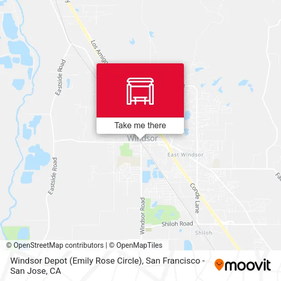 Windsor Depot (Emily Rose Circle) map