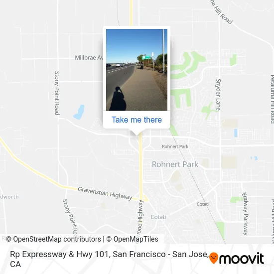 Rp Expressway & Hwy 101 map