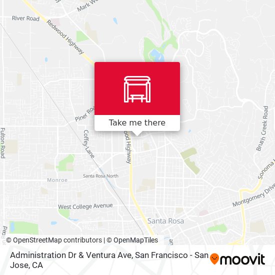 Administration Dr & Ventura Ave map