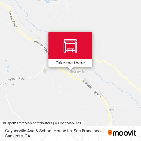 Mapa de Geyserville Ave & School House Ln