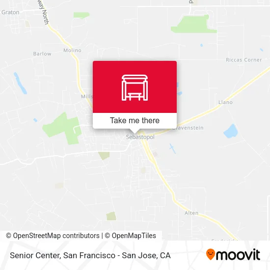 Senior Center map