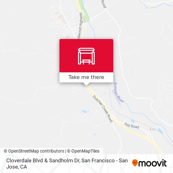 Cloverdale Blvd & Sandholm Dr map