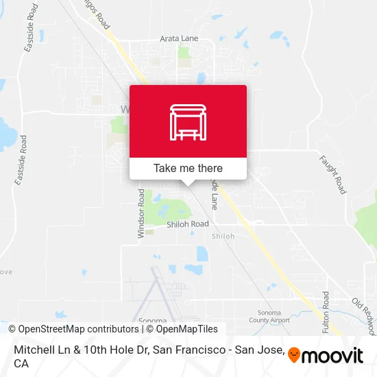 Mitchell Ln & 10th Hole Dr map