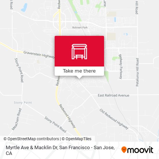 Myrtle Ave & Macklin Dr map