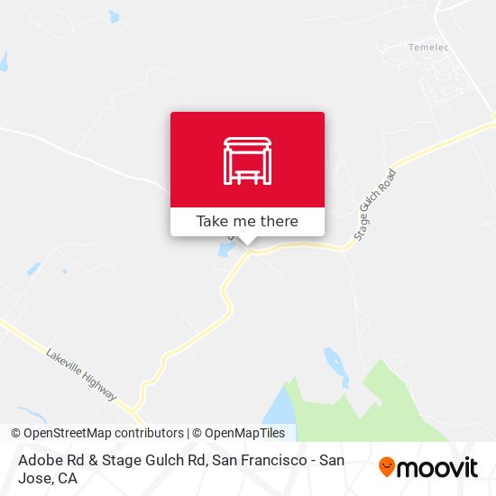 Mapa de Adobe Rd & Stage Gulch Rd
