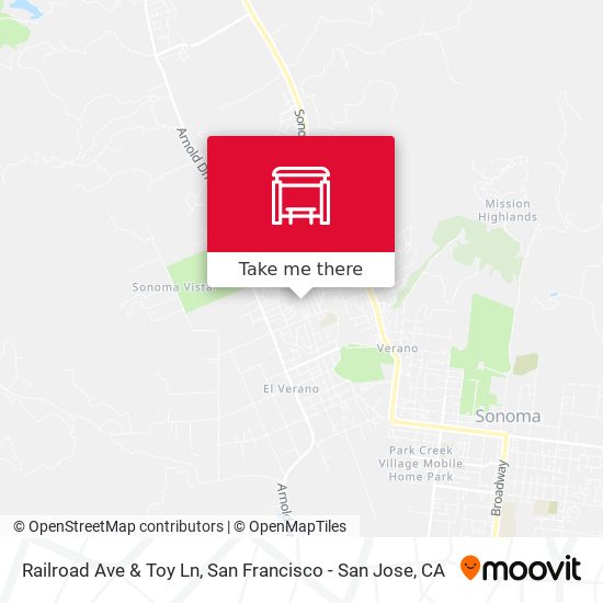 Railroad Ave & Toy Ln map