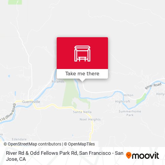 River Rd & Odd Fellows Park Rd map