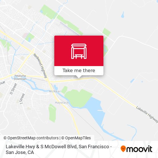 Mapa de Lakeville Hwy & S McDowell Blvd