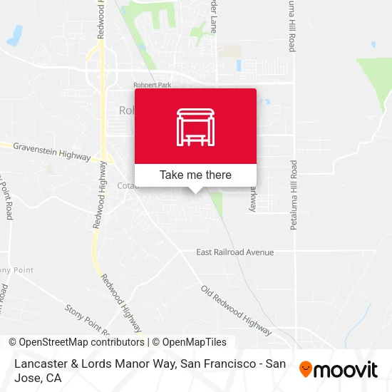 Lancaster & Lords Manor Way map