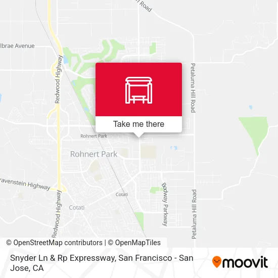 Snyder Ln & Rp Expressway map