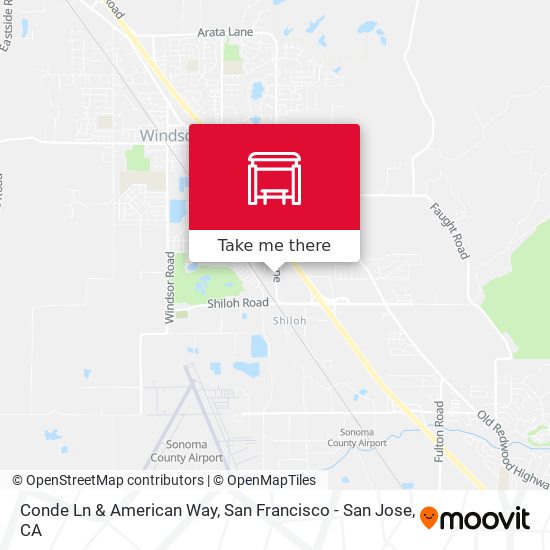 Conde Ln & American Way map