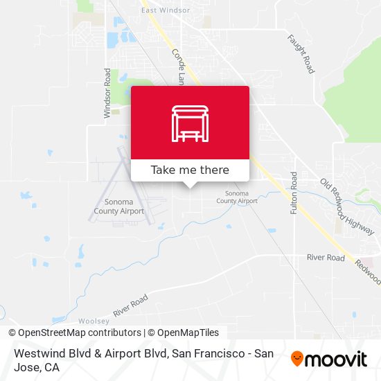 Westwind Blvd & Airport Blvd map