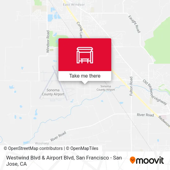 Westwind Blvd & Airport Blvd map