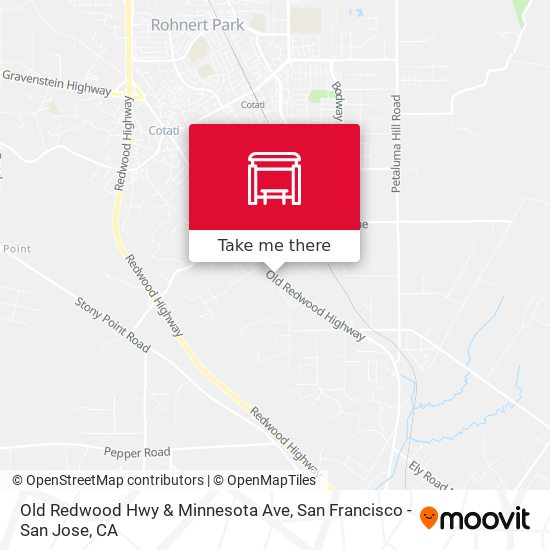 Old Redwood Hwy & Minnesota Ave map