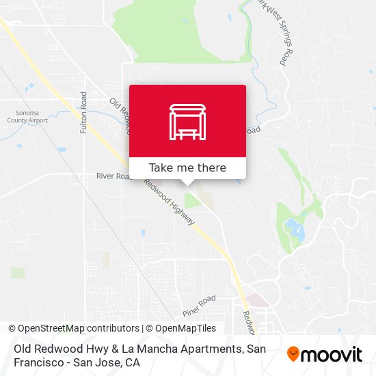 Old Redwood Hwy & La Mancha Apartments map