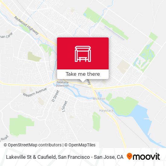 Lakeville St & Caufield map