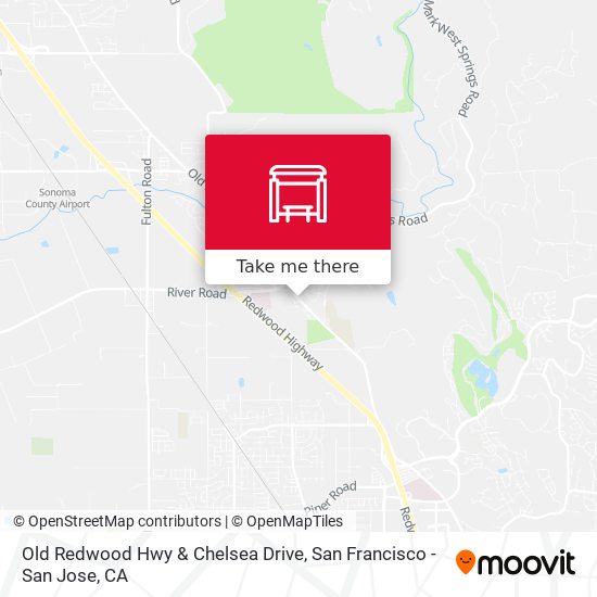 Old Redwood Hwy & Chelsea Drive map