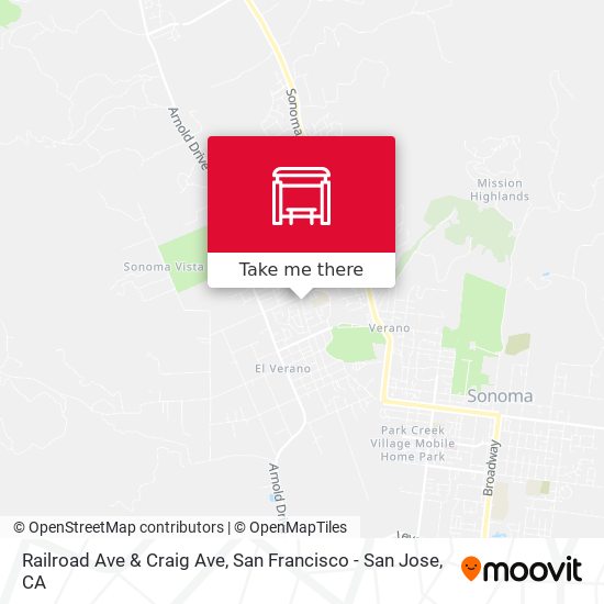Railroad Ave & Craig Ave map