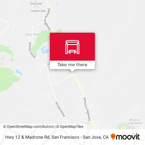 Mapa de Hwy 12 & Madrone Rd