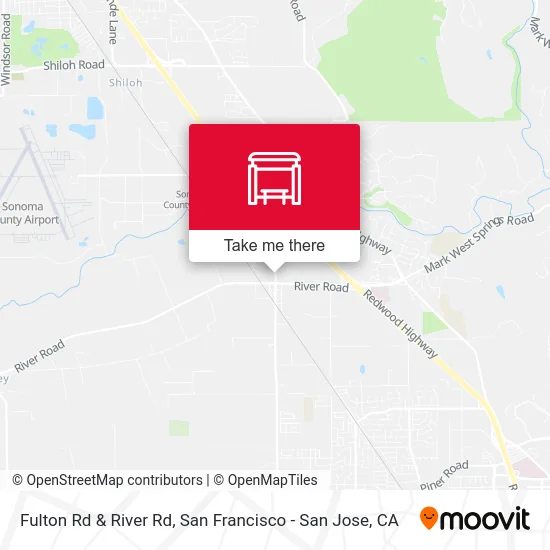 Fulton Rd & River Rd map