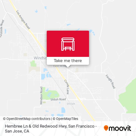 Hembree Ln & Old Redwood Hwy map
