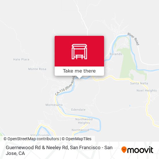 Guernewood Rd & Neeley Rd map