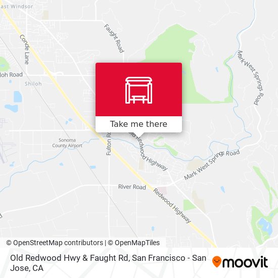 Old Redwood Hwy & Faught Rd map