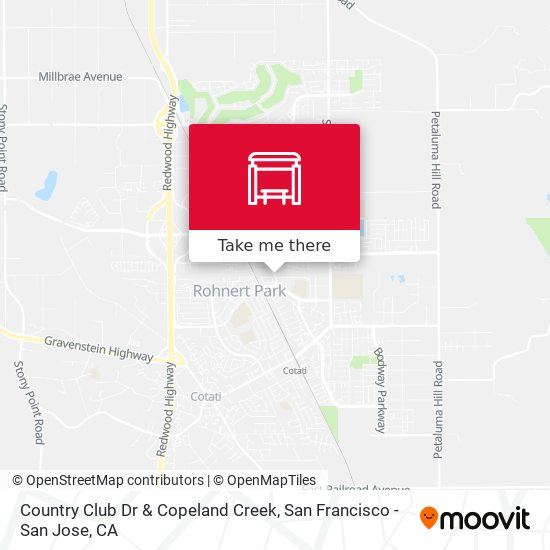 Country Club Dr & Copeland Creek map